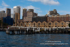 Restaurants along the Sydney Harbor