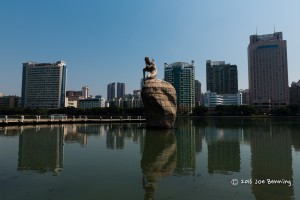 Statuary in Egret Park, Xiamen China