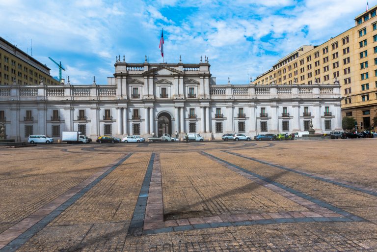 the presidential palace in santiago