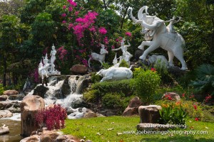 Statuary in the Gardens of the Ancient City of Bangkok