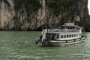 Vietnamese Junk on Ha Long Bay