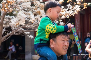 Father and Son visit the Summer Palace