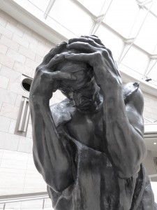 another Rodin - totally resonates with how we feel sometimes! 