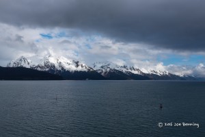 Sailing out of Seward Alaska