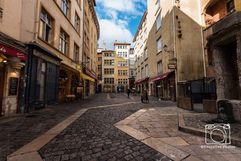 Side street in the Old City of Lyon