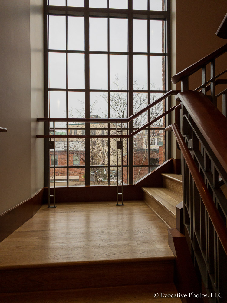 Stairwell and Window in the Phillips Museum