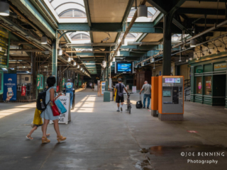 Commuters in Hoboken Train Station