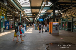 Commuters in Hoboken Train Station