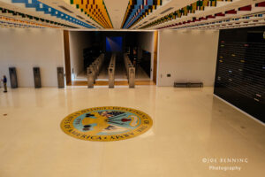 Inside the Army Museum in Virginia