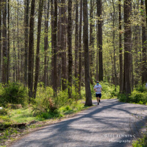 Jogger in Huntley Meadows