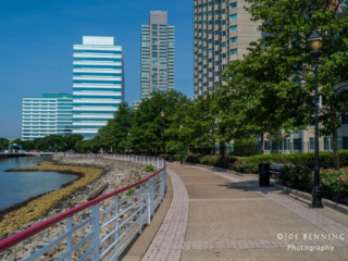 Riverfront Sidewalk in Jersey City
