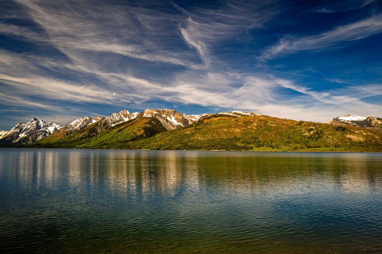 Dramatic Reflections over Lake Teton